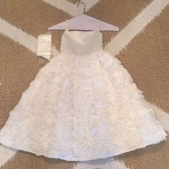 Ivory Flower girl Dress - Picture 1 of 4